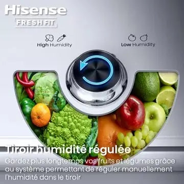 Réfrigérateur combiné	HISENSE	RB5K330GSFC