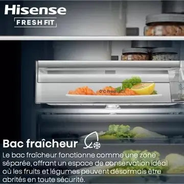Réfrigérateur combiné	HISENSE	RB5K330GSFC