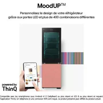 Réfrigérateur combiné LG GBG719MDNN MoodUP