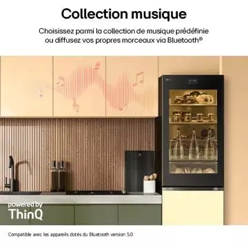 Réfrigérateur combiné LG GBG719MDNN MoodUP