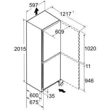 Réfrigérateur combiné	LIEBHERR CNsfd5704-22