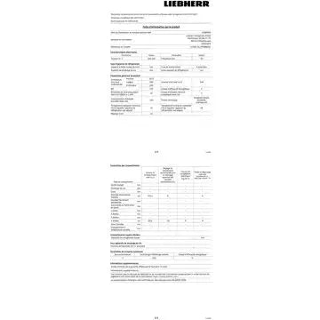 Réfrigérateur combiné	LIEBHERR	CU281-22