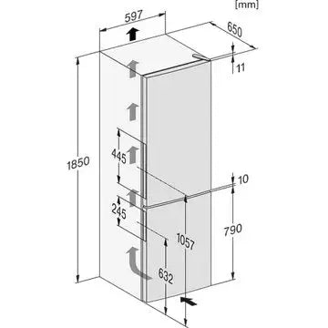 Réfrigérateur combiné	MIELE KD 4172 E el