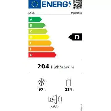 Réfrigérateur combiné							SMEG				FAB32LPG5