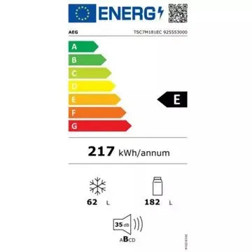 Réfrigérateur combiné encastrable 							AEG				TSC7M181EC GreenZone