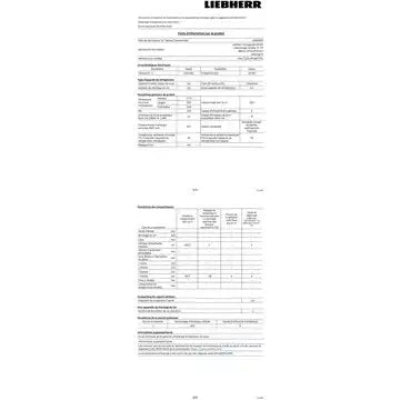 Réfrigérateur combiné encastrable 	LIEBHERR	ICNe5103-22