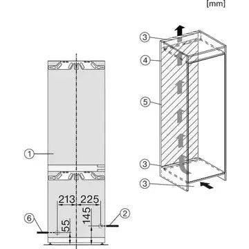 Réfrigérateur combiné encastrable MIELE	KFN 7795 C