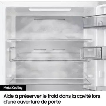 Réfrigérateur combiné encastrable SAMSUNG 	BRB26705EWW Metal Cooling