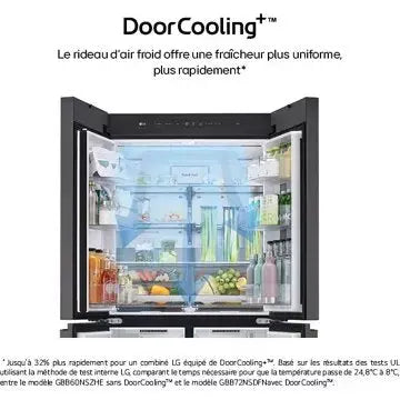 Réfrigérateur multi portes LG	GMV960NNME MoodUP