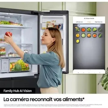 Réfrigérateur multi portes SAMSUNG 	RF65DG9H0ESR family hub