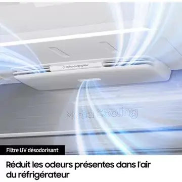 Réfrigérateur multi portes	SAMSUNG RF65DB970E22 light & see