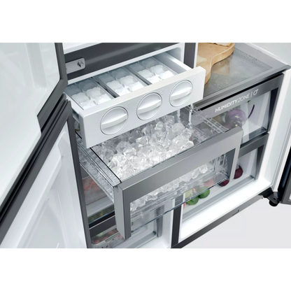 Réfrigérateur américain noir HAIER HSPR79F18DWMB