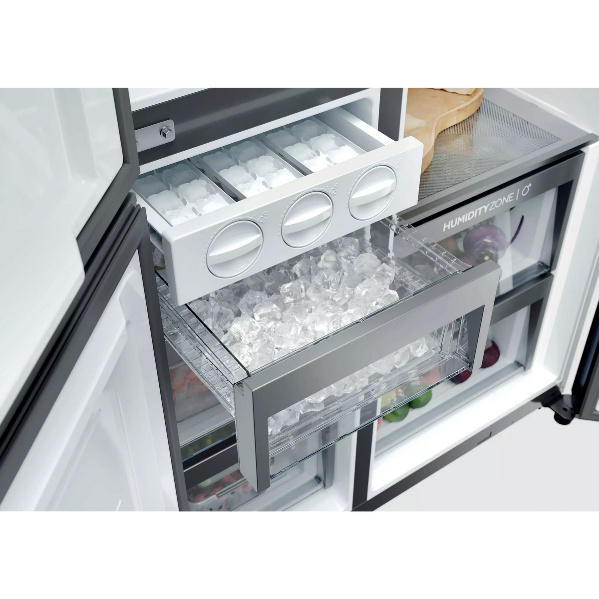Réfrigérateur américain noir HAIER HSPR79F18DWMB