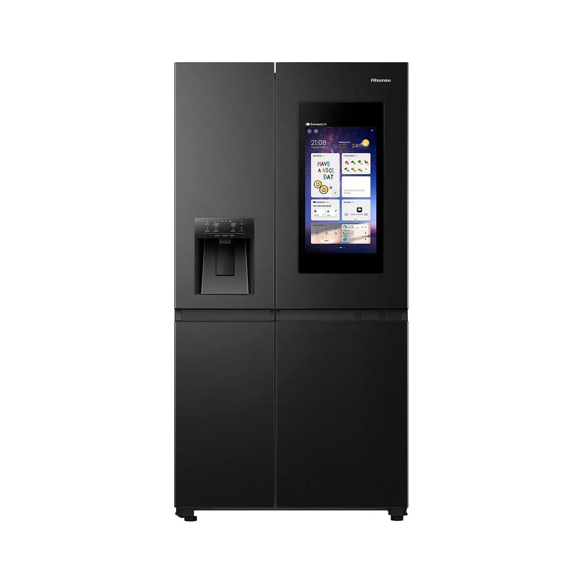 Réfrigérateur Américain HISENSE RS9P628GPFE smart screen ELECTROMENAGER WORLD