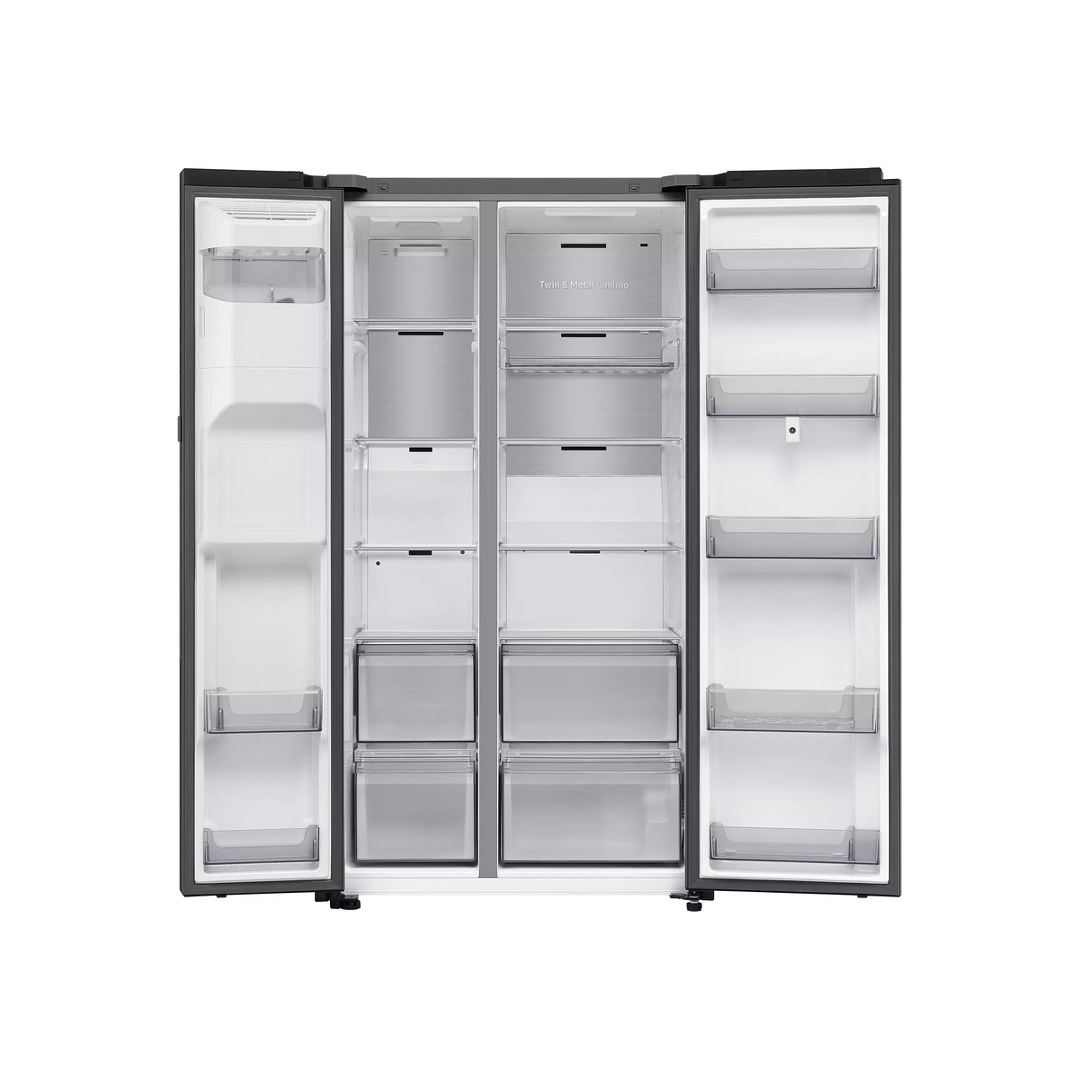 Frigo avec distributeur d'eau Samsung RS90F66BEFEF Bespoke AI Family