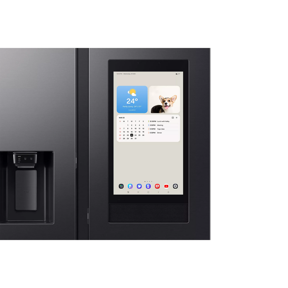 Frigo avec distributeur d'eau Samsung RS90F66BEFEF Bespoke AI Family