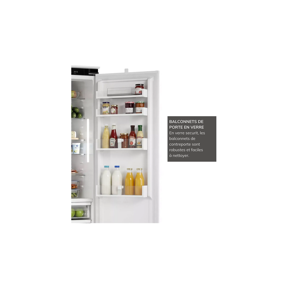 Réfrigérateur silencieux 34 dB combiné ASKO RFC226RNBS1