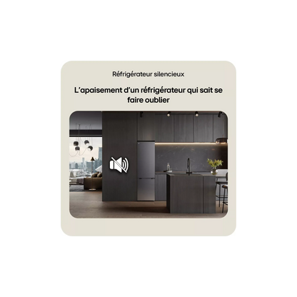 Réfrigérateur congélateur bas LG GBBS726AMB