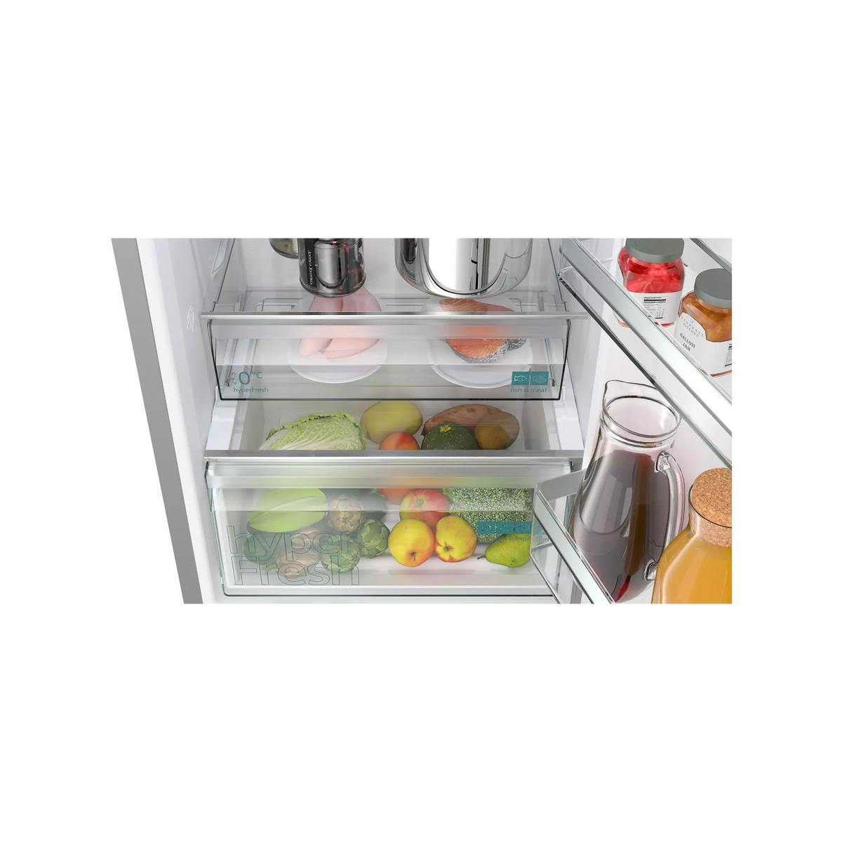 Réfrigérateur combiné SIEMENS KG36N2IBF iQ300, Tiroirs hyperFresh 0° DUMANOIR