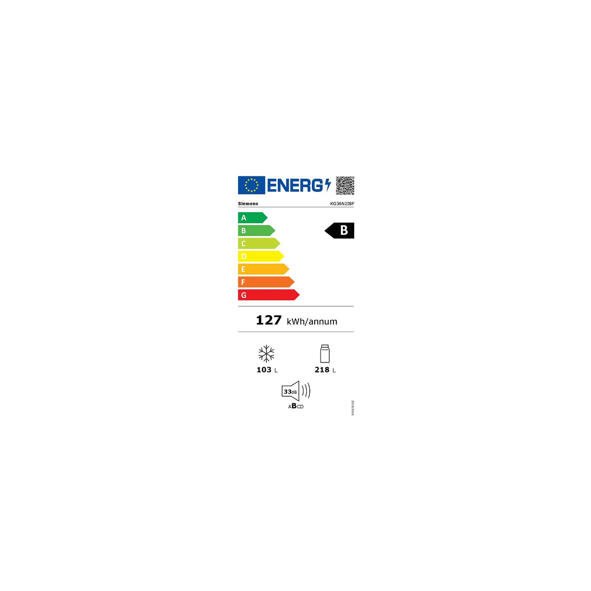 Réfrigérateur combiné SIEMENS KG36N2IBF iQ300, Tiroirs hyperFresh 0° DUMANOIR