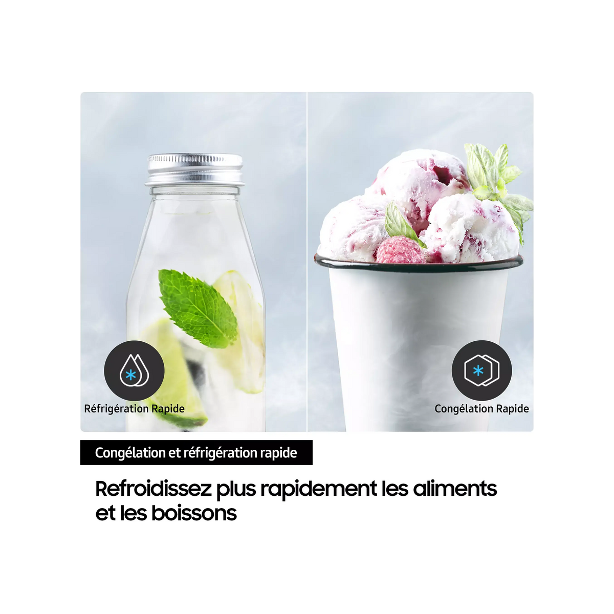 Réfrigérateur combiné encastrable SAMSUNG BRB80F26ADS0