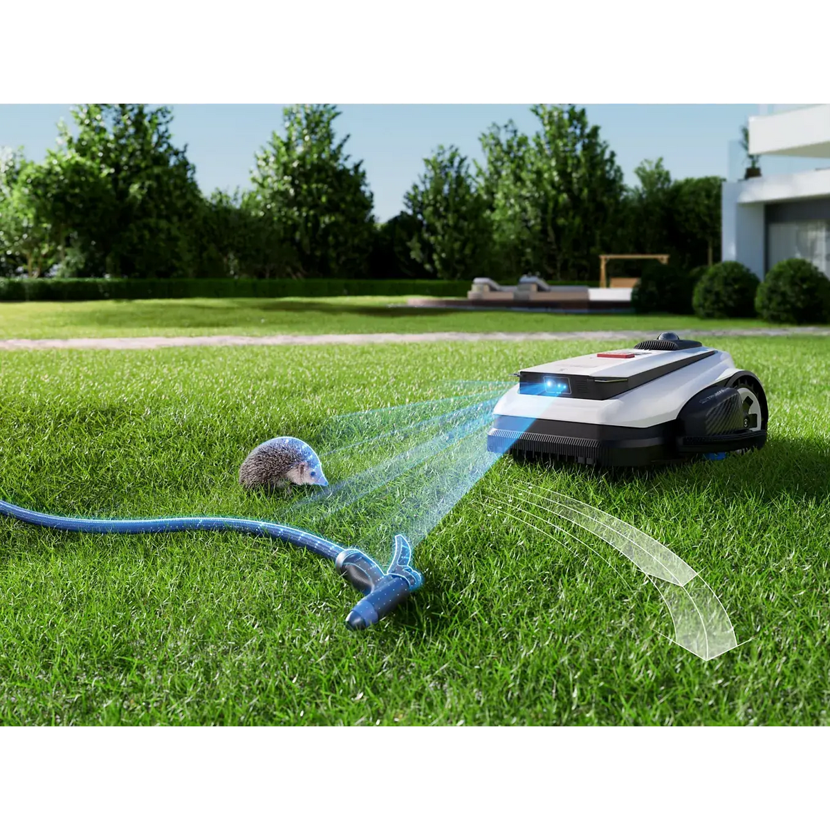 Robot tondeuse ECOVACS GOAT A1600 sans fil périphérique, 1600 m² de superficie, coupe bordures TruEdge