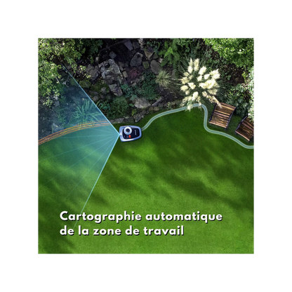 Robot tondeuse sans fil NAVIMOW i105E, 500 m² de superficie