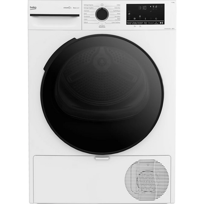 Sèche linge pompe à chaleur BEKO D3H2D8C6BW 8kg - Soin quotidien & Anti-froissage MAG ELECTROMENAGER