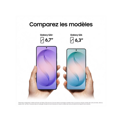 Smartphone SAMSUNG Pack S26 5G 256Go Noir + Enceinte portable JBL Flip7