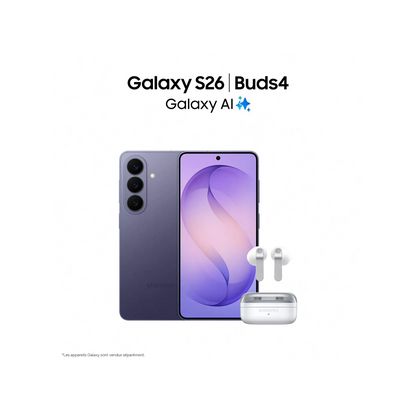 Smartphone SAMSUNG Pack S26 5G 256Go Noir + Enceinte portable JBL Flip7