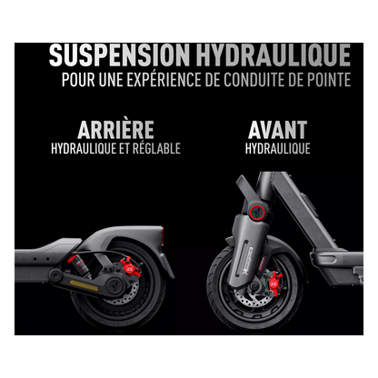 Trottinette électrique avec suspensions hydrauliques SEGWAY Max G3 E