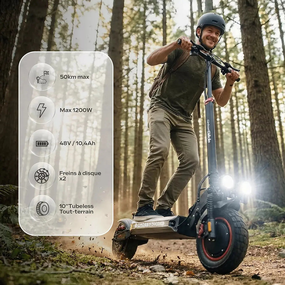 Trottinette électrique tout terrain URBANGLIDE Ecross Go