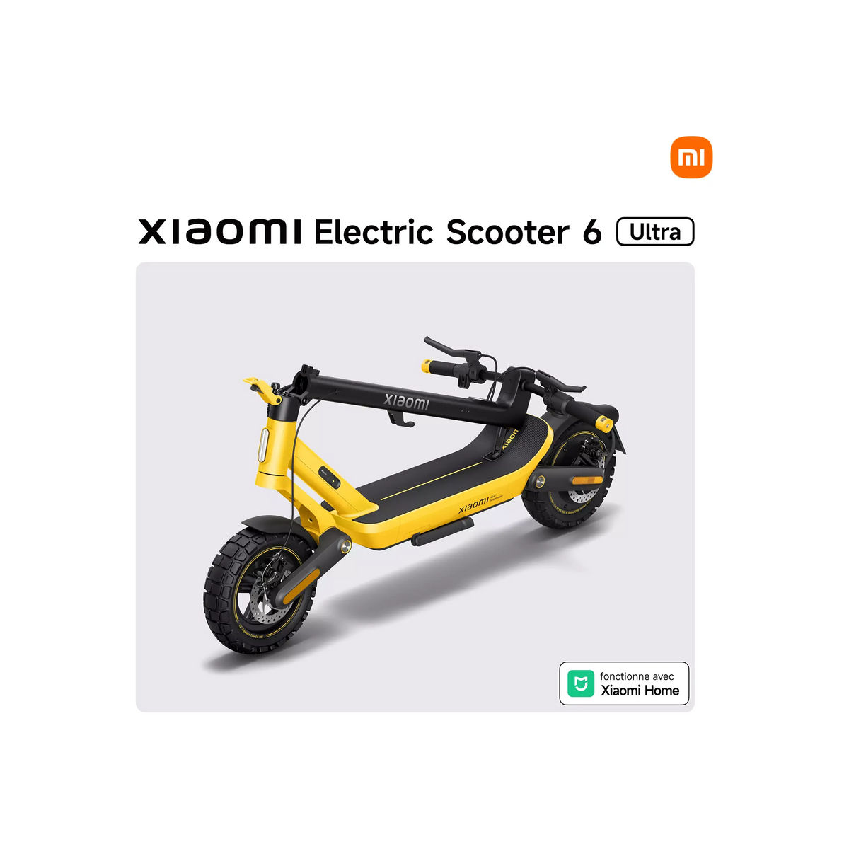 Trottinette électrique XIAOMI Electric Scooter 6 Ultra Jaune